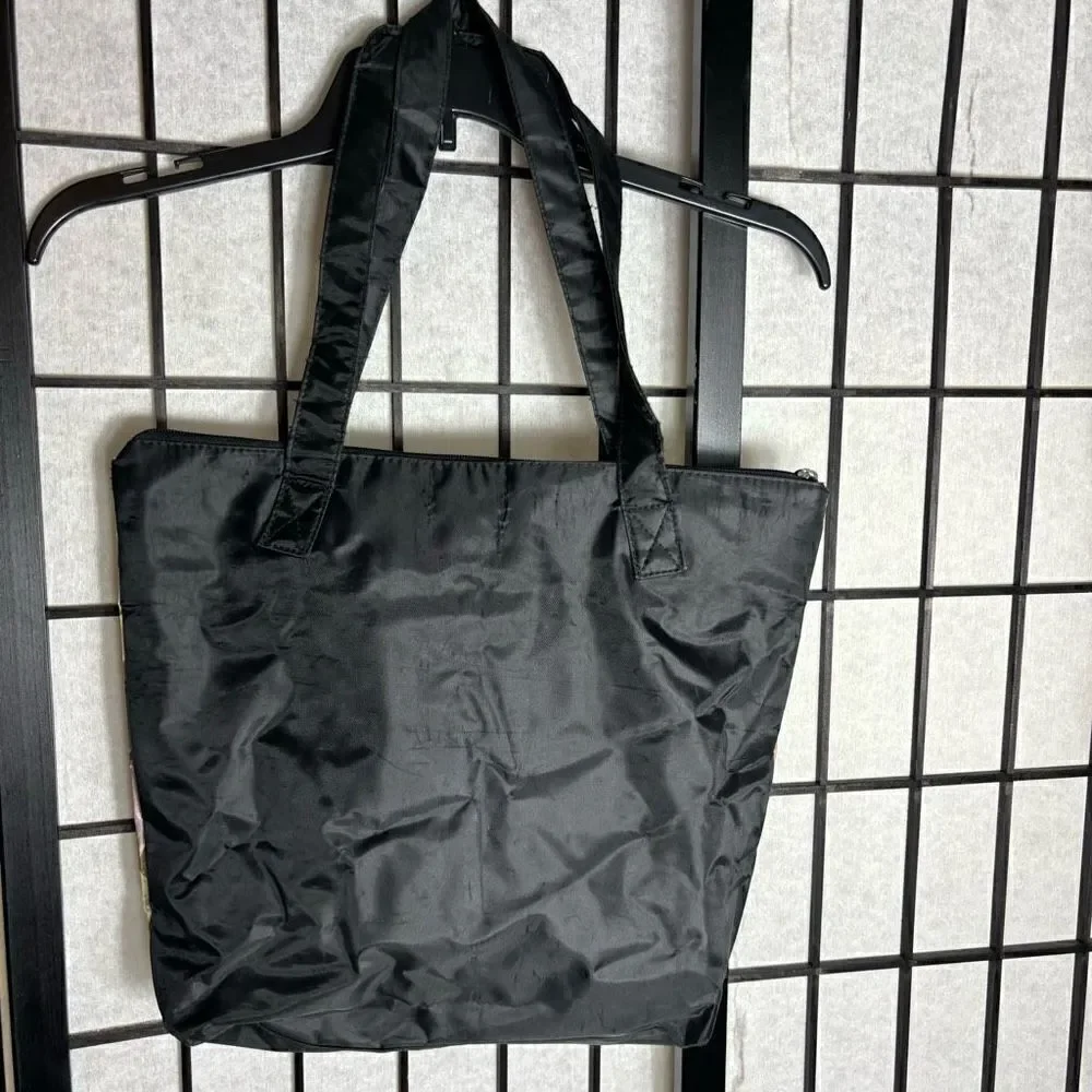 Disney Lady and the Tramp Black Nylon Tote Bag - Picture 6 of 8